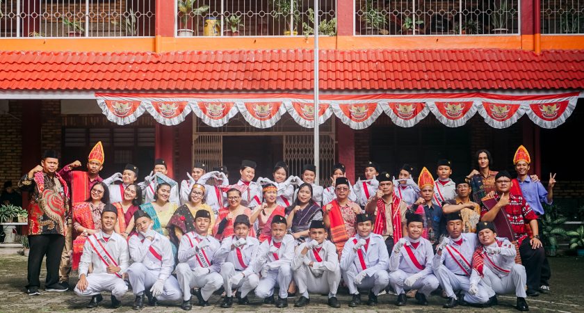 PERAYAAN HUT RI KE-79 SMK GRAFIKA BINA MEDIA MEDAN